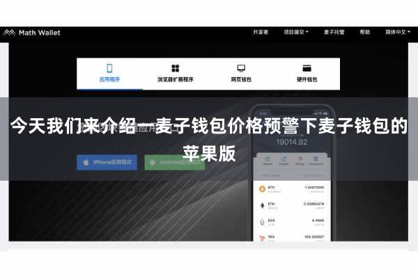 今天我们来介绍一麦子钱包价格预警下麦子钱包的苹果版