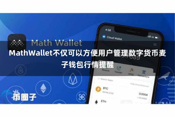 MathWallet不仅可以方便用户管理数字货币麦子钱包行情提醒
