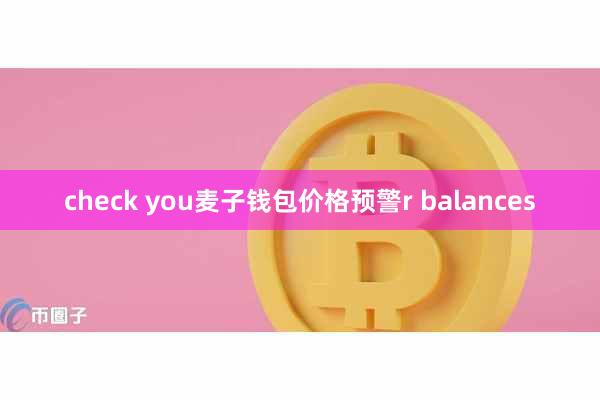 check you麦子钱包价格预警r balances